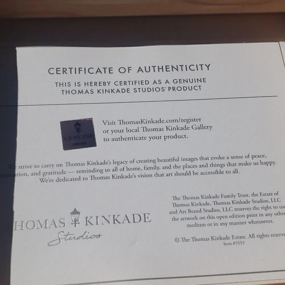 Authentic Dumbo Thomas Kinkade Painting